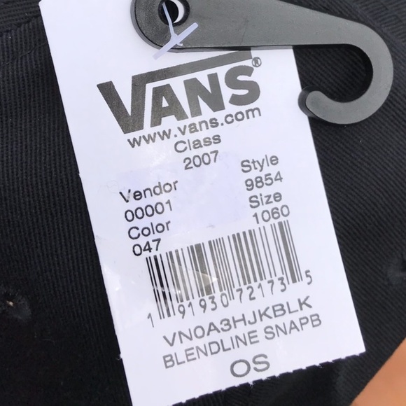 Vans HTF ‘07 Black Blendline SnapBack NWT - Picture 3 of 16